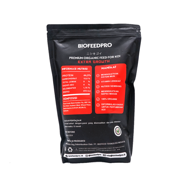 BIOFEEDPRO PREMIUM ORGANIC FEED FOR KOI EXTRA GROWTH - Image 2